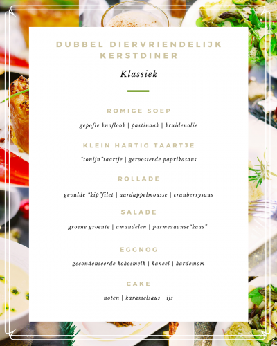 Klassiek menu.