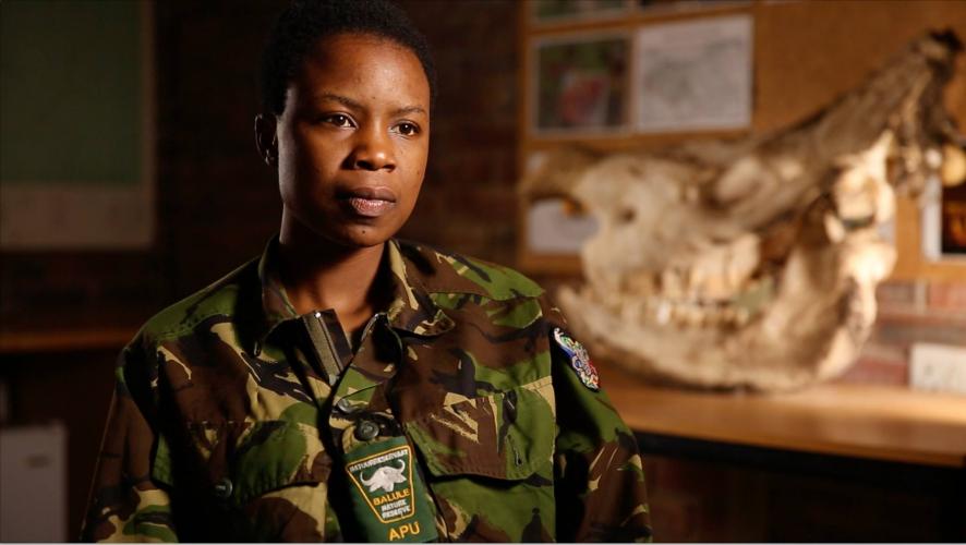 In de film: de Black Mamba Anti-Poaching Unit.