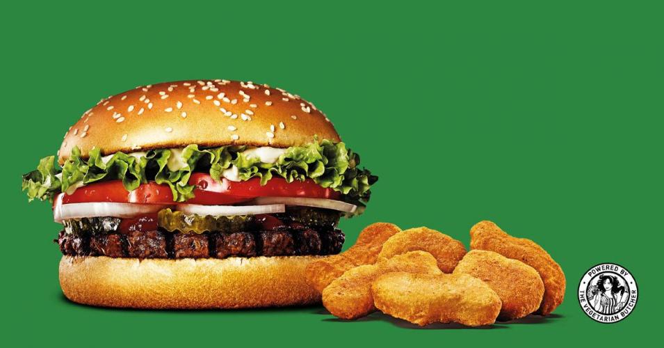 Zelfs Burger King heeft nu een Plant-based whopper en nuggets.